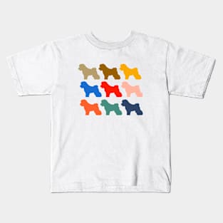 Bichon Frise Rainbow Colors Dogs Kids T-Shirt